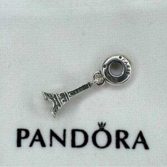 Pandora Paris Eiffel Tower Dangle Charm - Picture 3 of 3